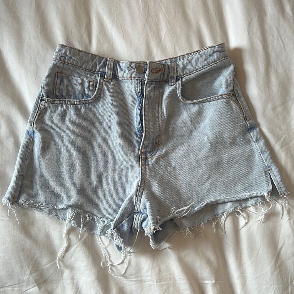 Zara denim shorts